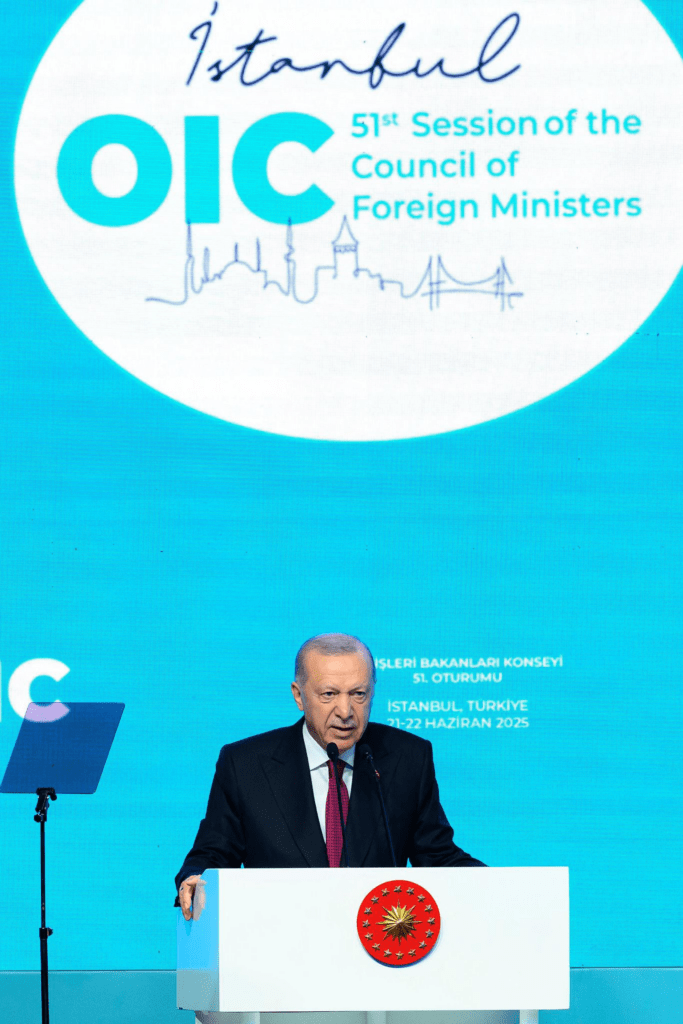 Turkish officials attending a diplomatic meeting as Ankara positions itself as mediator in US-Iran tensions