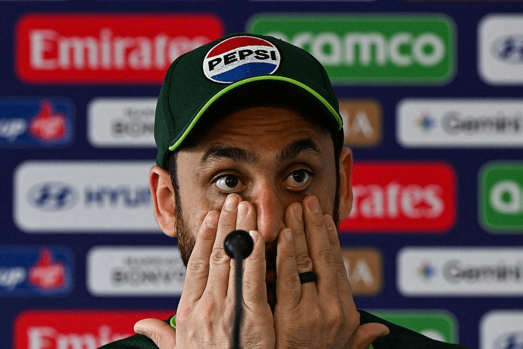 Pakistan national cricket team during ICC press interaction amid debate over India fixture