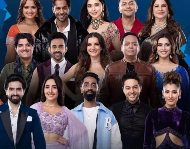Bigg Boss 19 contestants show actors, creators, and reality personalities together.
